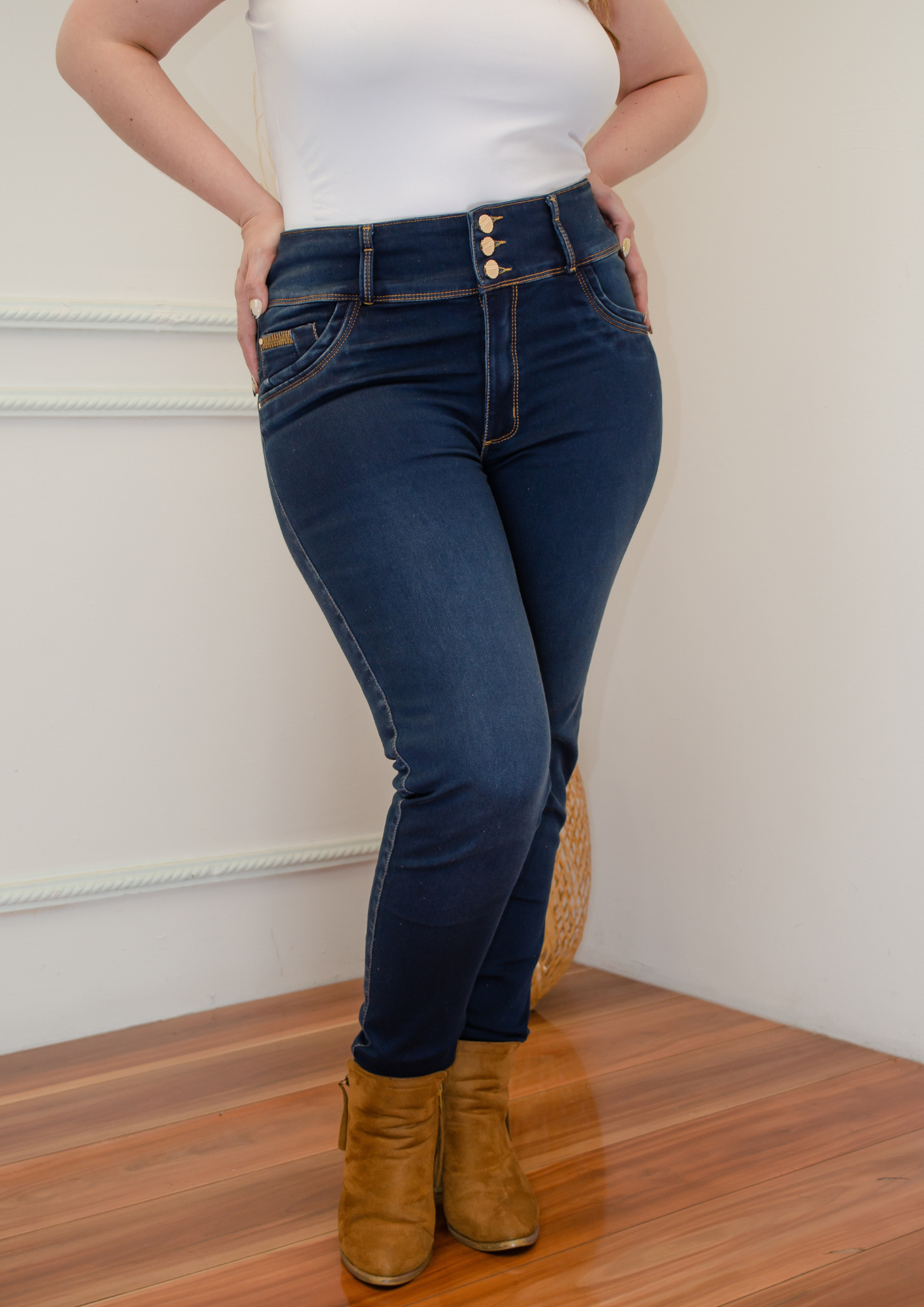 JEAN SLIM 3 BOTONES