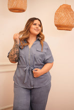 Cargar imagen en el visor de la galería, SET DENIM LINO CORRUGADO
