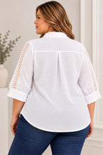 Cargar imagen en el visor de la galería, BLUSA ENCAJE BLANCA
